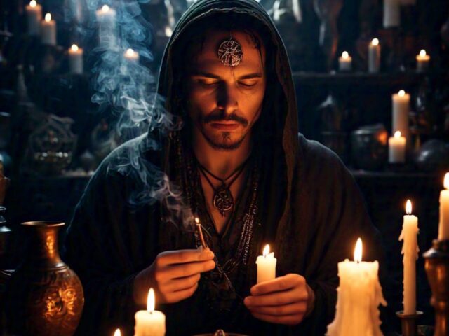 thunder candle rituals, Slavic rituals, fire magic, candle magic