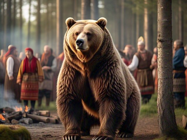 Komoyeditsa, Slavic festival, ancient traditions, spring equinox, Veles, Slavic culture, awakening the bear, pagan festivals, Slavic mythology