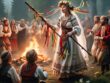 Radunica, Slavic tradition, spring equinox, Lada, Vesna, Slavic mythology, ancient customs, pagan festivals, Slavic culture